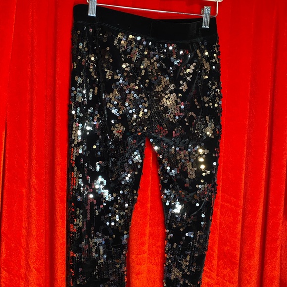 🖤Velvet sequin pants🖤 - Picture 5 of 8